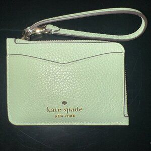 Kate Spade Leather Cardholder Wristlet Wallet